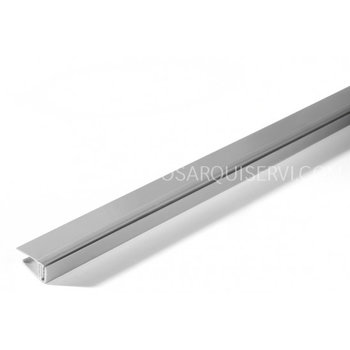 Material para Instalación y Complementos PVC Perfil de acabado de extremidad - Cold Grey